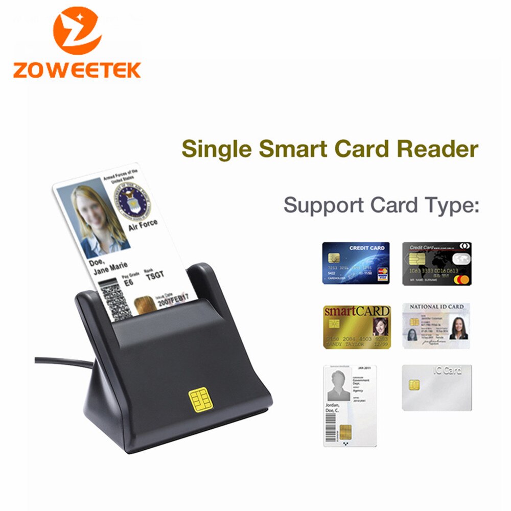 Zoweetek 12026-3 Product for USB EMV Smart Card Reader Writer for ISO 7816 EMV Chip Card Reader