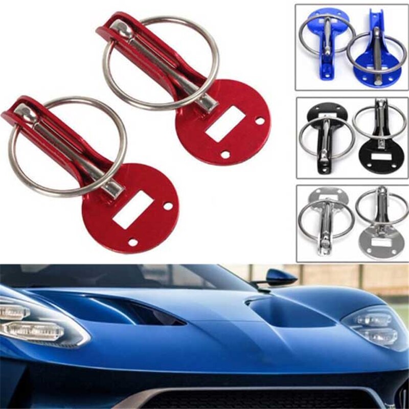 Universele Auto Accessaries Aluminium Mount Hood Pin Bonnet Lock Kit Auto Styling Tunning Lock Kit Omlaag Hood Lock Klink pins