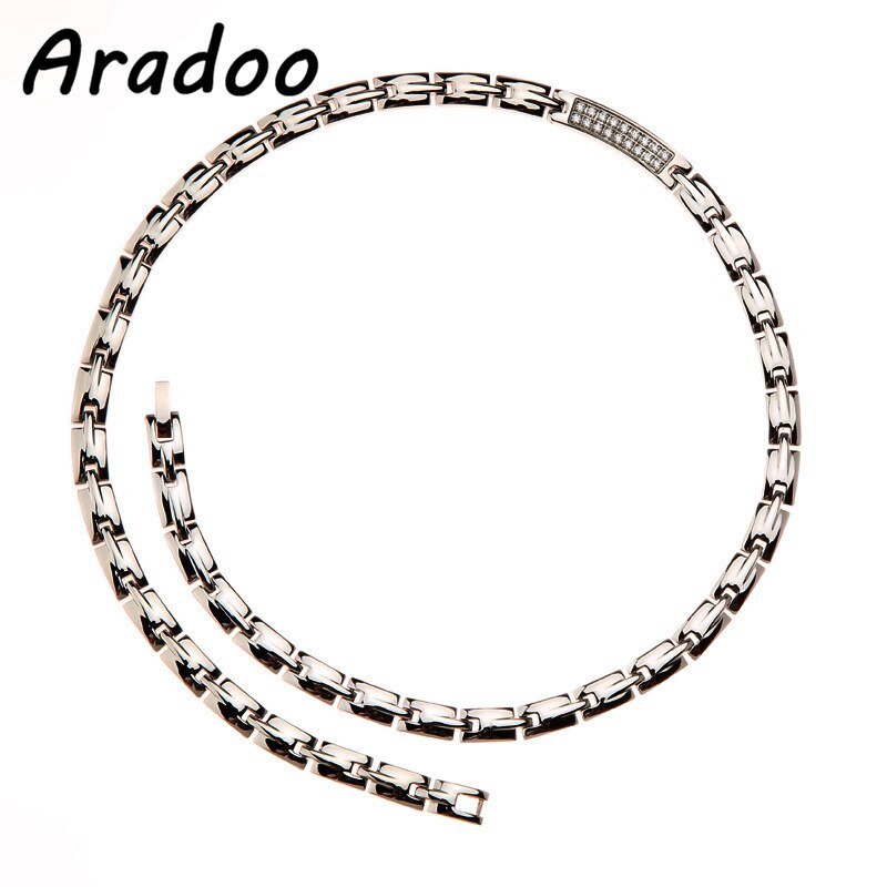 ARADOO Magnetic Health Energy Anti-Radiation Strengthen Immunity Stay Slim Improve Skin Magnet Necklace