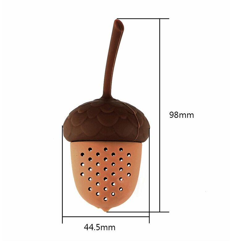 Silicone Non-toxic Tea Infuser Kitchen Accessories Mini Tea Strainer Tea Leak Pinecone