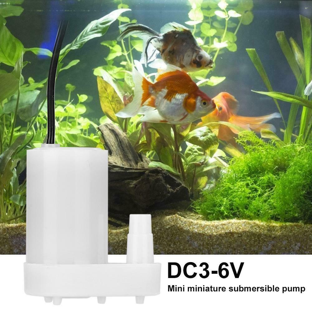 Lydløs mini vandpumpe  dc3 v 5 v 6 v 9v solar lader dc vandpumpe