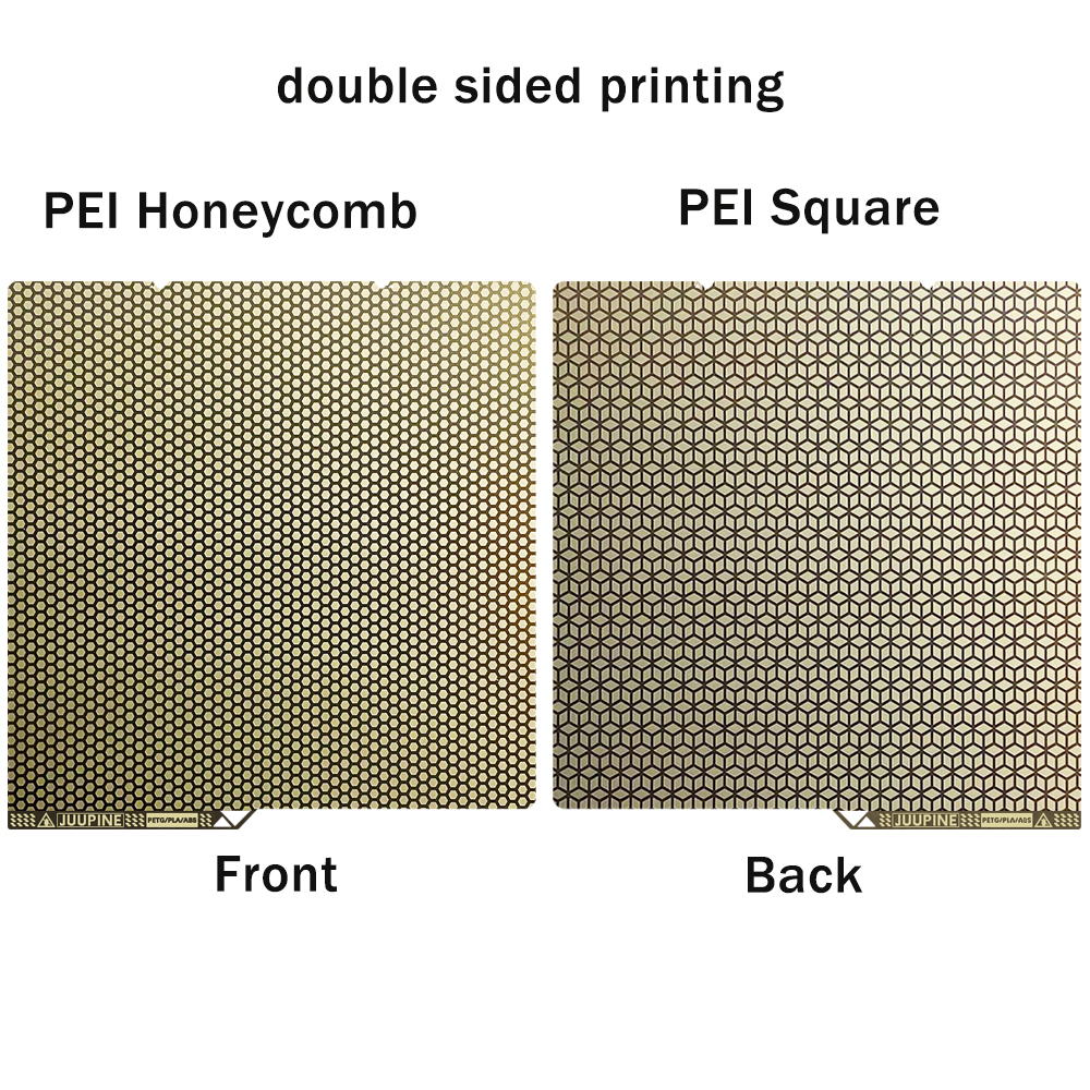 For Anycubic Kobra S1 Plate Pei Sheet 264x276 Textured Kobra S1 Combo Build Plate Double Sided Kobra S1 Hotend Kobra S1C 3d Bed: Bronze