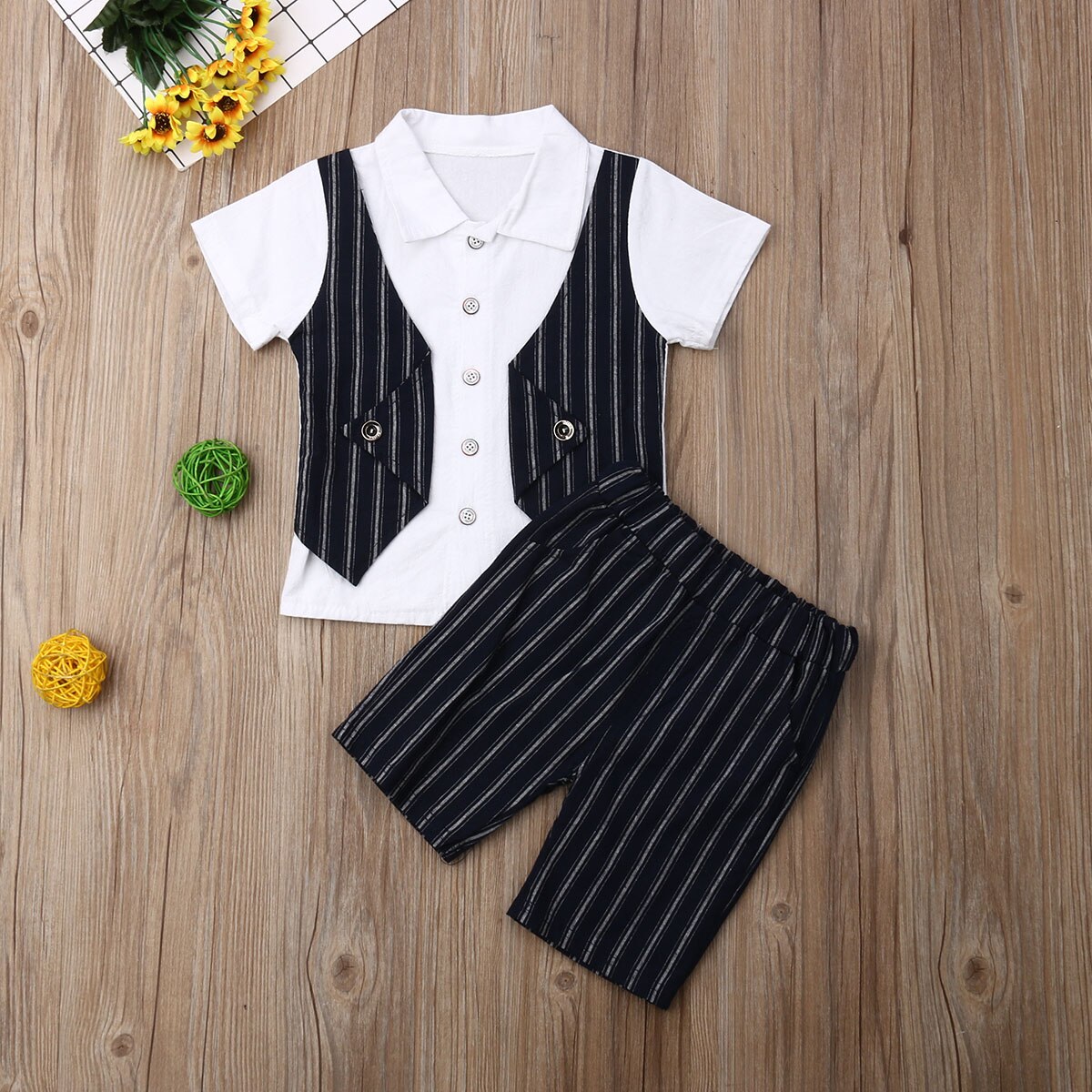 Pudcoco sommer baby klær gutter baby klær sett gentleman dresser vest t-skjorte shorts pjokk klær gutter 0-4y