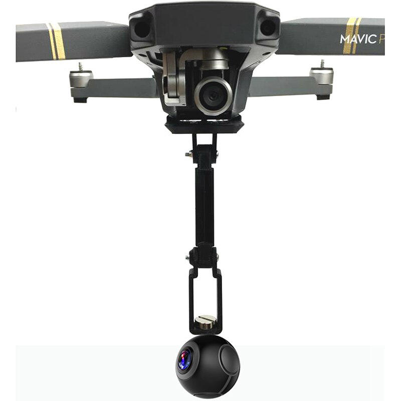 Voor Dji Mavic Pro Accessoires 360 Graden Camera Clip Met 1/4 Statief Beugel Lifting Houder 3D Gedrukt Voor Sport camera