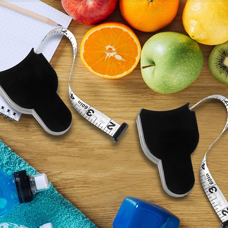 Body Tape Measure - (4 Pack) Measuring Tape for Body and Body Fat Measuring Device Fitness & Weight Monitors, (Inches & cm) Retr