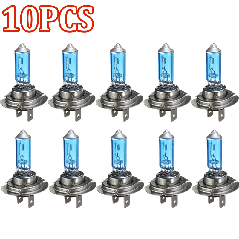 10 Stuks H4 100W 12V Superheldere Witte Mistlampen Halogeenlamp High Power Auto Koplampen Lamp Lichtbron Parking Auto Koplamp: Deep Blue