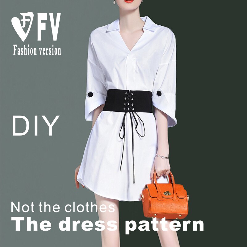 Pattern-making pattern women's show shirt dress clothing cutting diagram structure drawing BLQ-359