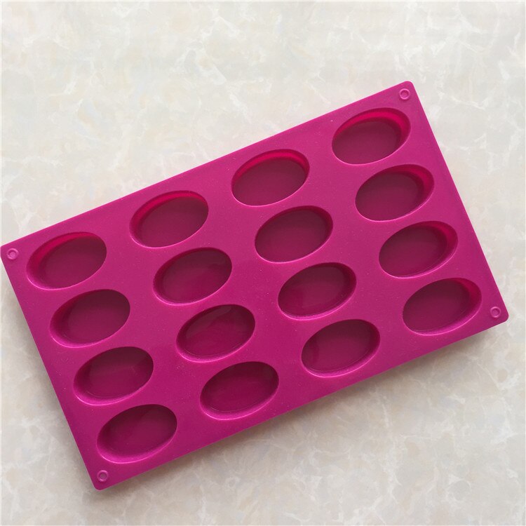 Oval silicone cake mold chocolate Cake aromatherapy plaster mold Silicon Handmade Craft Bath Soap Mould