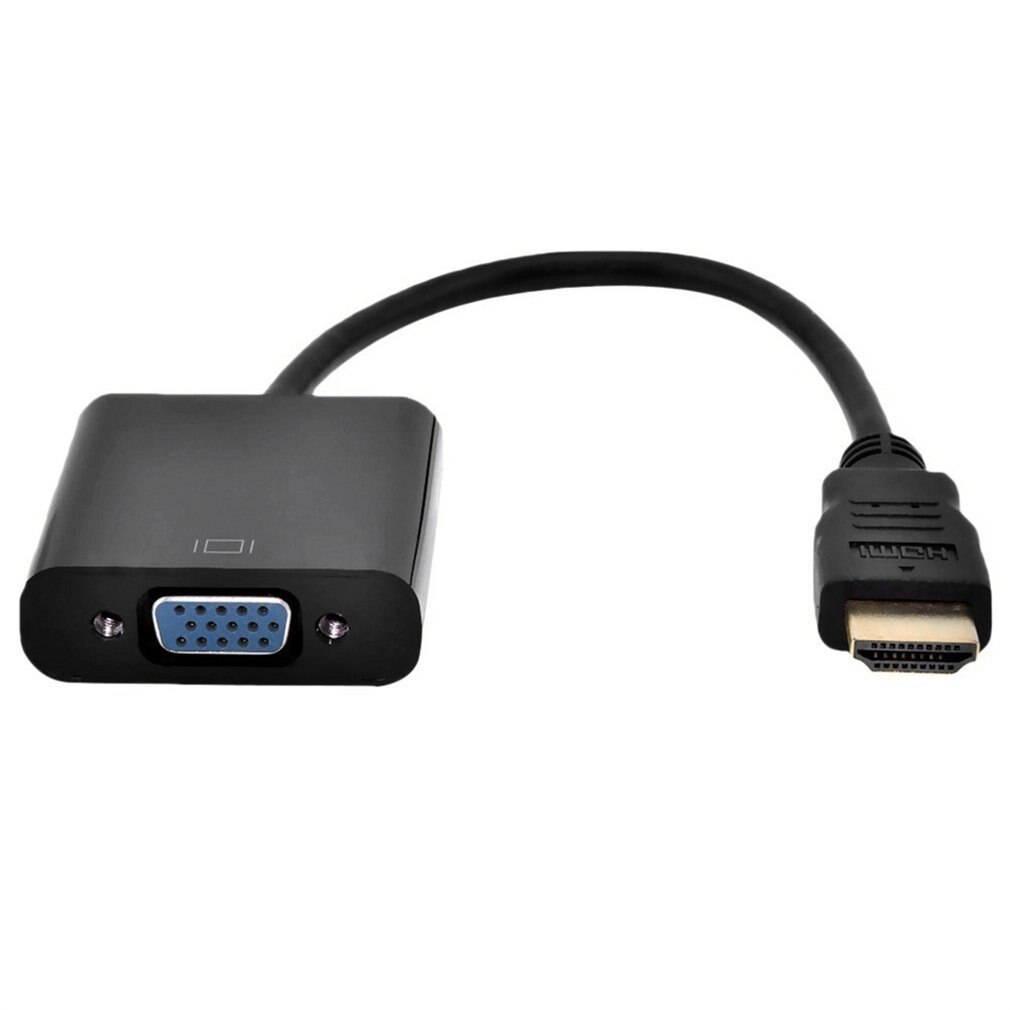 Vga to Hdmi Cable Video Adapter HDTV Monitor for Television Smart Tv Adaptador RGB HDMI 1.4 Polybag Computer Male-female