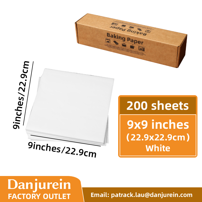 Parchment Paper Baking Paper 4"6"8"9"10"12" Precut Non-Stick Grilling Food Packaging Oven Air Fryer Steaming Bread Cake Cookie: light yellow