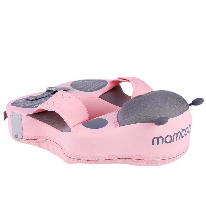 Mambobaby Baby Float Zwemmen Ringen Niet-Opblaasbare Boei Kind Taille Zwemmen Ring Kinderen Zwemmen Trainer Strand Zwembad Accessoires Speelgoed: PU ladybug pink