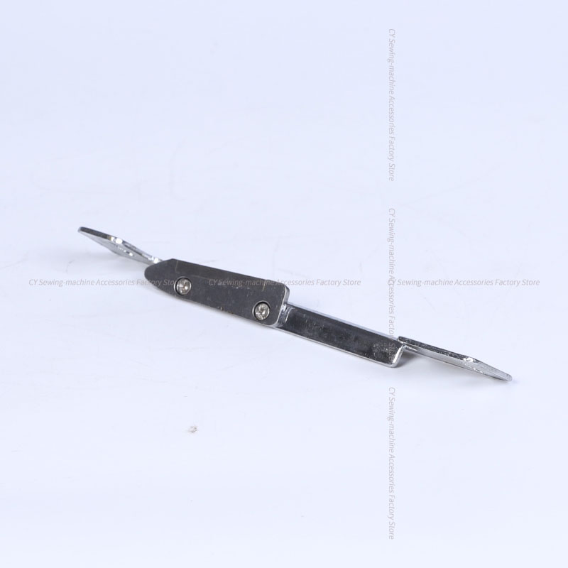 Skjæremaskin bladbrytemaskin bunnkniv ett hull original legeringsstål wolframstål nedre kniver 60mm sying: Lysegrå
