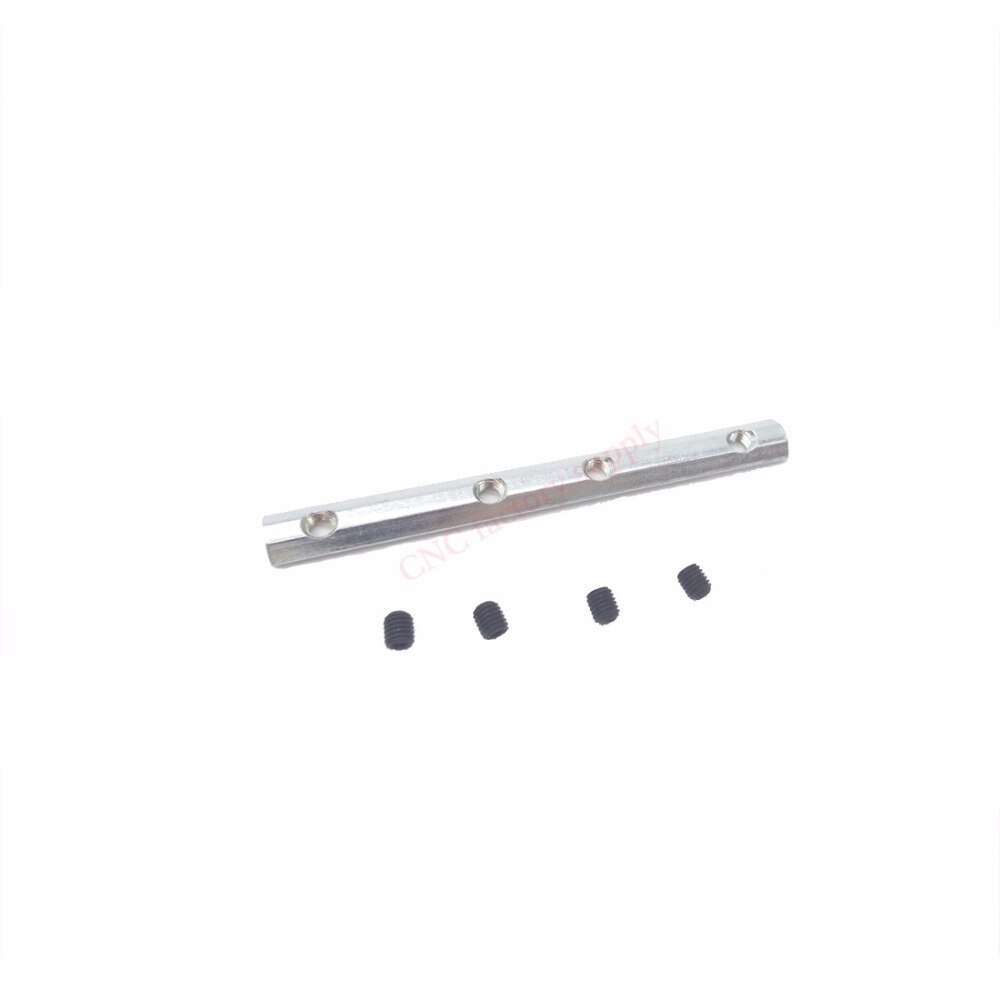 aluminum connector length 100mm bracket fastener M5 screw EU standard 20/30/40/45 series aluminum profile parts