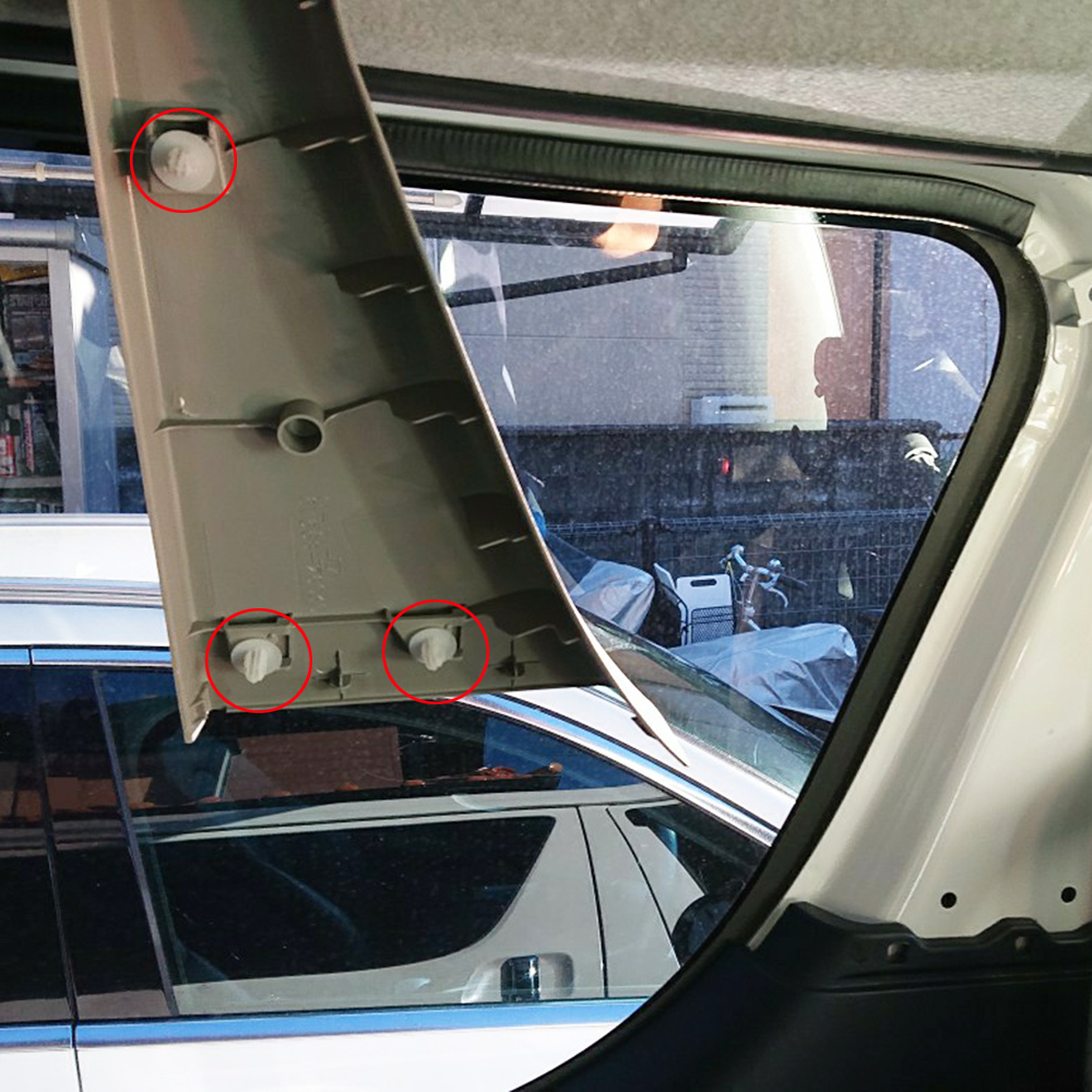 Panel embellecedor de tarjeta de puerta de coche, forro de Pilar, Clip Interior, sujetador de remache para Honda Accord Civic Jazz Integra Stepwgn CR-V 2003 -