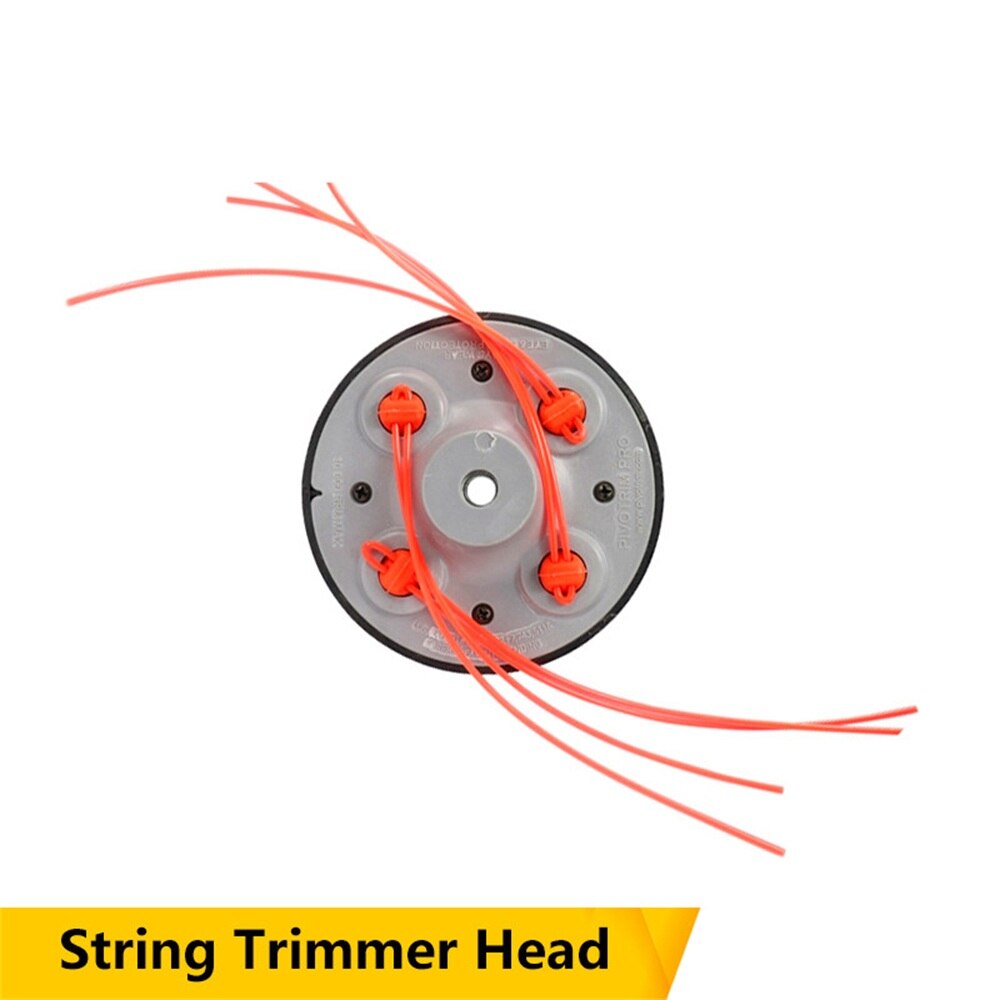 Universal 4 Lines String Trimmer Head Grass Trimmer Head For Gasoline Lawn Mower Brush Cutter Head
