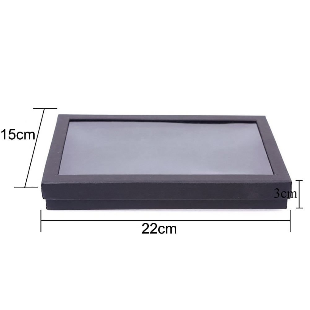 Jewelry Holder Transparent Jewelry Container 36 Slots Ring Display Holder Earring Jewelry Storage Box Organizer Sales