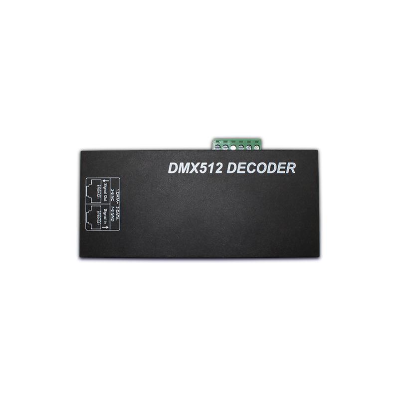 3CH 24A DMX512 Decoder Rgb Strip Controller Dmx 512 Controller Led Driver Met Digitale Display Voor Fase Licht Project DC12V-24V