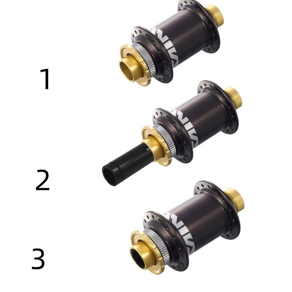 1pcs 100mm/110mm MTB Bike Barrel Shaft Hub Conversion Shaft 20mm Turn 15mm Mountain Bicycle Thru Axle Adapter Fork Parts