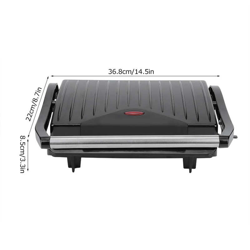 750W Electric Grill Non-Stick Smokeless Barbecue Grilled Machine Double Sided BBQ Meat Steak Electric Hotplate Breakfast Machine