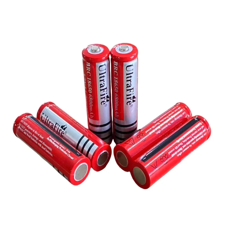 3.7V 6800mAh Rechargeable 18650 Lithium Battery For Led Flashlight Battery Litio Battery