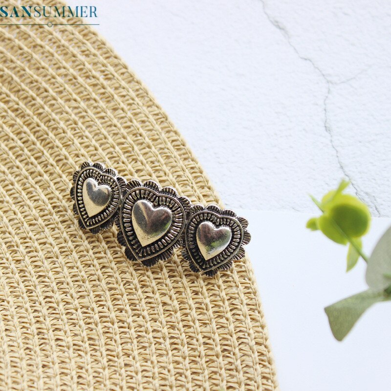 Retro Verfijnd sliver Hart vorm Haaraccessoires Meisjes Hairwear Sieraden Haarspeld Haar Clip Metalen Ketting Haarspeld Girly Bijoux