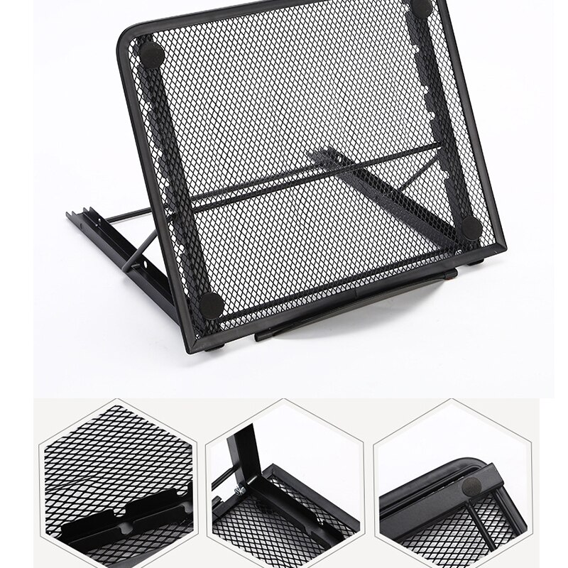 Adjustable Laptop Stand holder Mesh Ventilated Cooler Folding Portable For Laptop Notebook Tablet Adjustable notebook Stand
