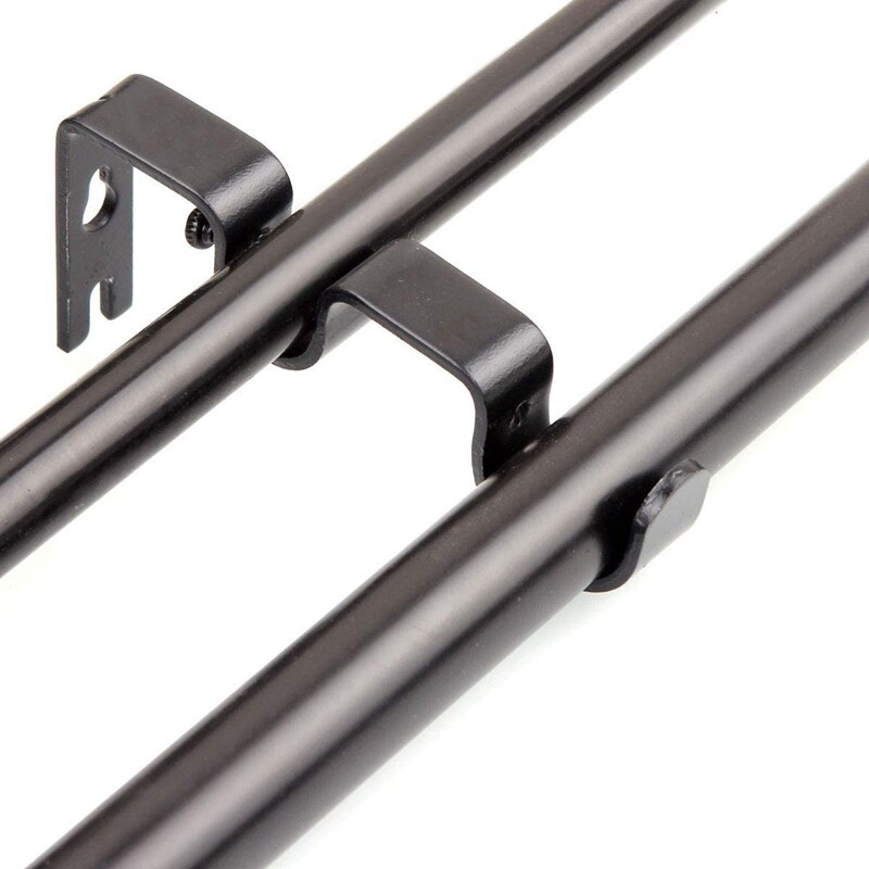 12Pcs Curtain Rod Brackets, Curtain Rod Hanging Brackets, Hang Curtain Brackets For 1Inch And 5/8Inch Rod