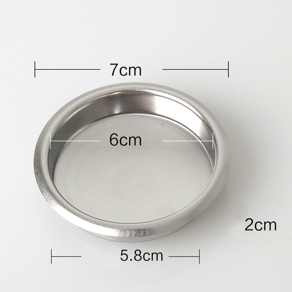 58 Mm Mini Metalen Blind Filter Backflush Insert Mand Voor Espressomachine Supply