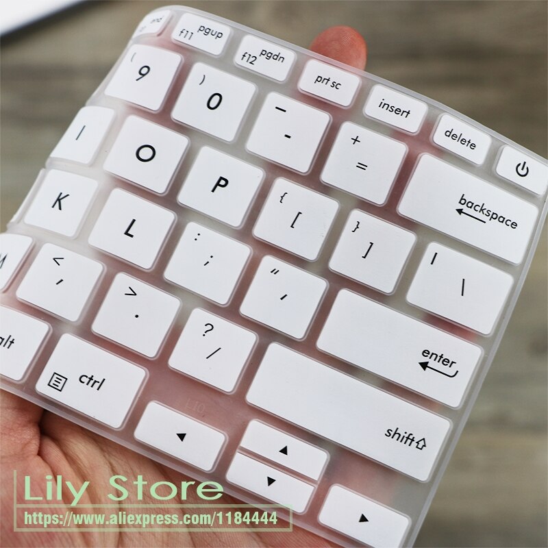 Para asus vivobook s14 s432fl s432fa s432f s431fa s431fl s431f s431 s432 fl fa 14 polegada silicone portátil teclado capa protetor