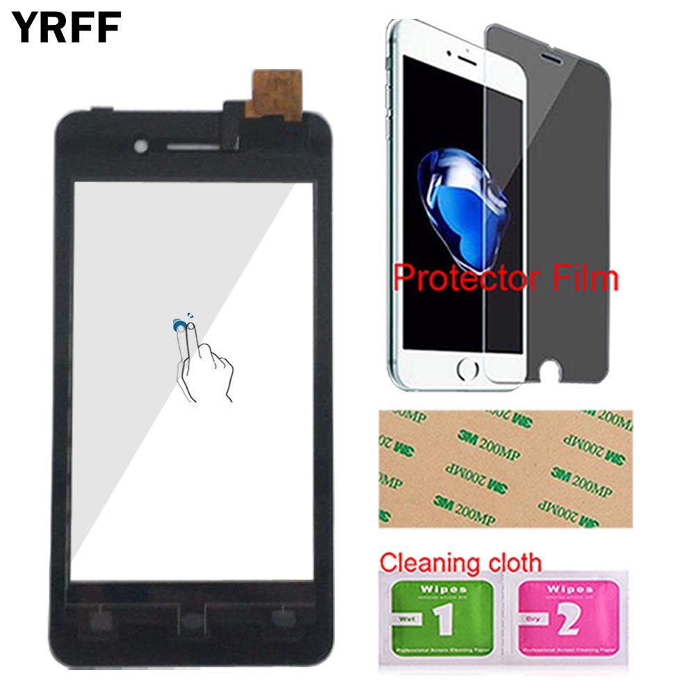 4.0'' Touch Screen For Micromax Bolt Q301 Touch Screen Front Glass For Micromax Q301 Digitizer Panel Sensor Tools Protector Film