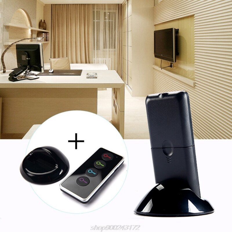 Remote Key Finder, item Tracker/Wireless RF Item Locator with Base Support Pets (4 Receivers, 1 Remote Control) M19 21