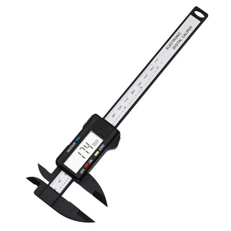 150mm 100mm Electronic Digital Caliper Carbon Fiber Dial Vernier Caliper Gauge Micrometer Measuring Tool Digital Ruler
