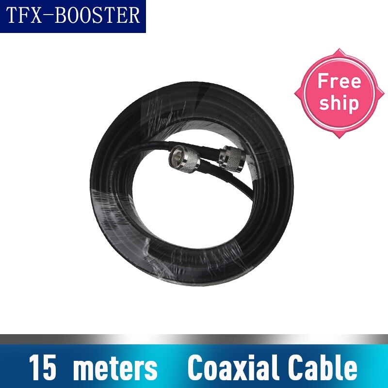 TFX-BOOSTER 15 Meter 50-5D Coaxiale Kabel N Male Naar N Male Connector Communicatie Coax Kabel Voor Mobiele Telefoon Signaal Booster