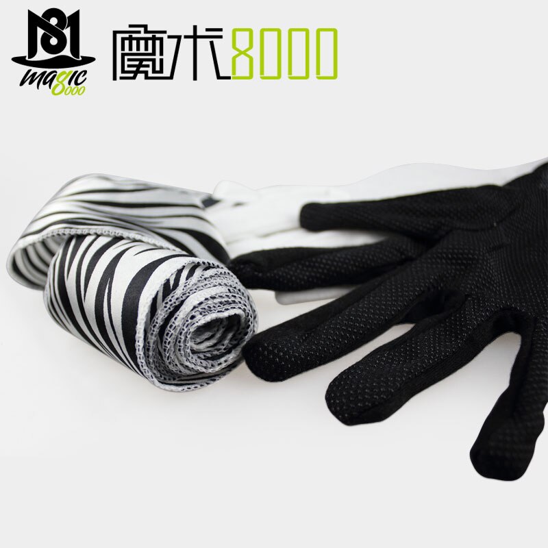 glove to zebra silk close up magic trick magician street stage party magia props easy to do