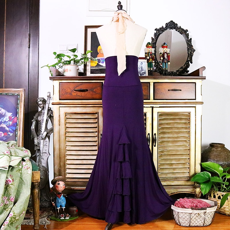 Spanish dance dress Flamenco dance practice skirt Flamenco skirt spanish skirt dance wear women ESS13