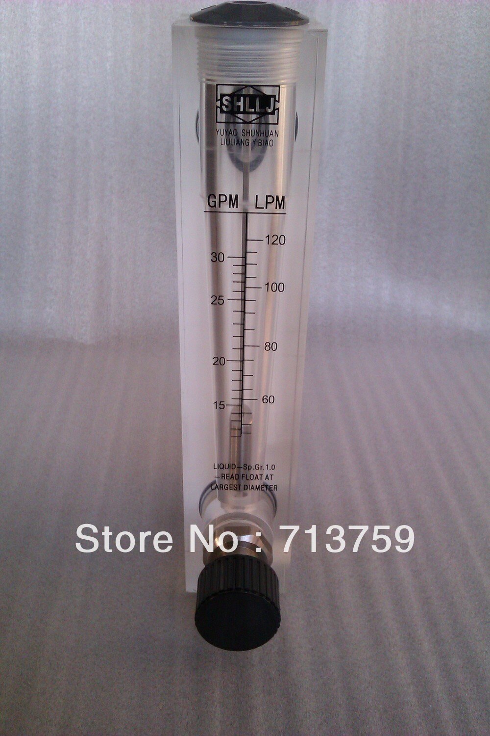 LZM-25 Liquid rotameter flowmeter,water flow meter(60~120L/min,15~30GPM)