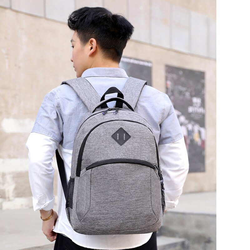 QQD Laptop Multipocket Backpack Outdoor Sports Daypacks for Men Large Capacity Travel Causal Travel Male School Rucksack