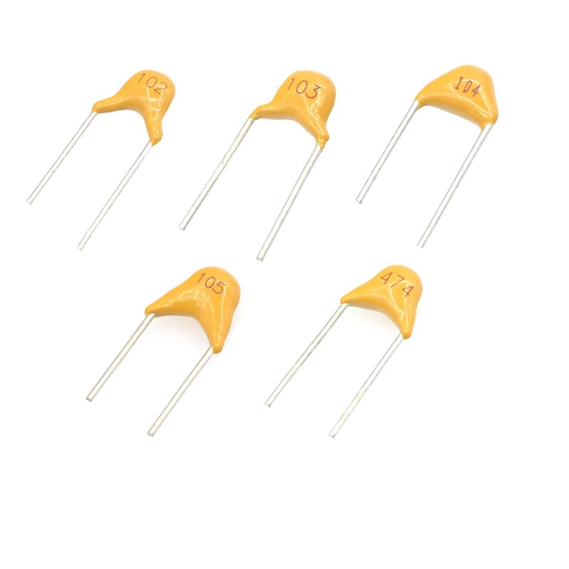 Monolithische Condensator 50v10pF 100pF 1nF 10nF 100nF 1Uf 100 101 102 103 104 Monolithische Condensator