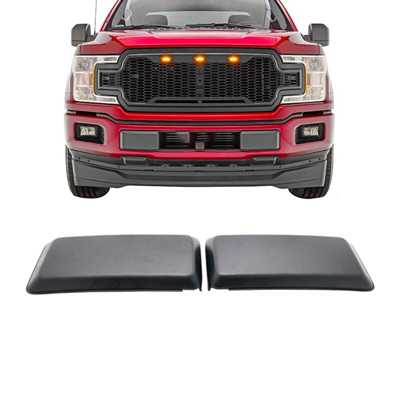 Black Front Bumper Guard Protector Pad for Ford F150
