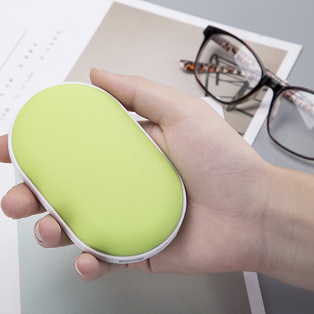 7800mah Cute USB Rechargeable Macaron Electric Hand Warmer Heater Travel Handy Long-Life Mini Pocket Warmer