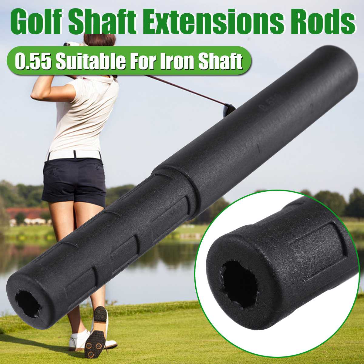 5Pcs Golf Club Koolstofvezel Verlengstukken Kit Butt Extender Stick Voor Ijzer/Graphite Shaft Putter Golf Accessoires