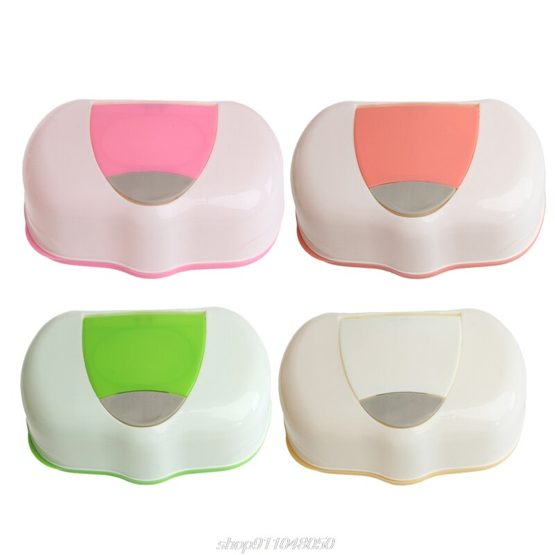 Plastic Wet Wipes Storage Case Box Refillable Container 80 Sheets D02 20
