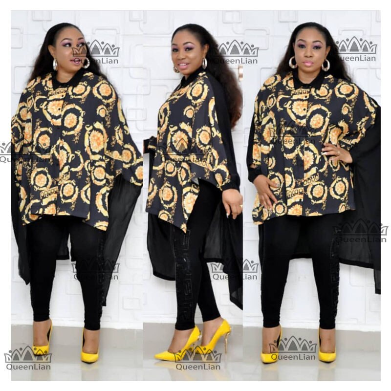 African Women CLothing Dashiki Printed Nightclub Style one Piece Dress For (T01#): Black