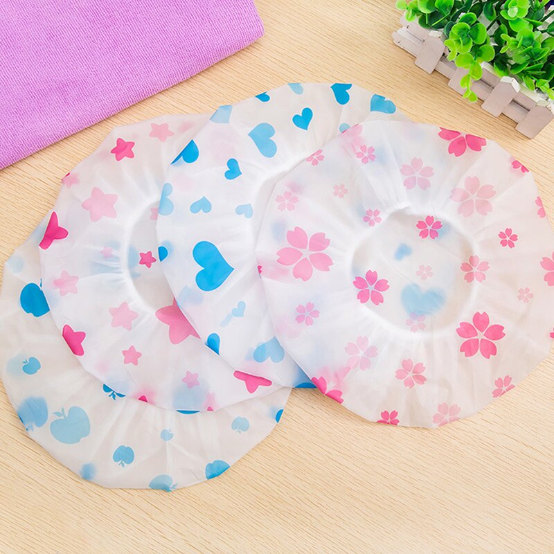 Gorro de salón de seda para mujer, gorro de ducha para dormir, Toalla de baño, secado del cabello, elástico, rápido, para el cuidado del cabello, 6 colores, 1 Uds.: 1pc random