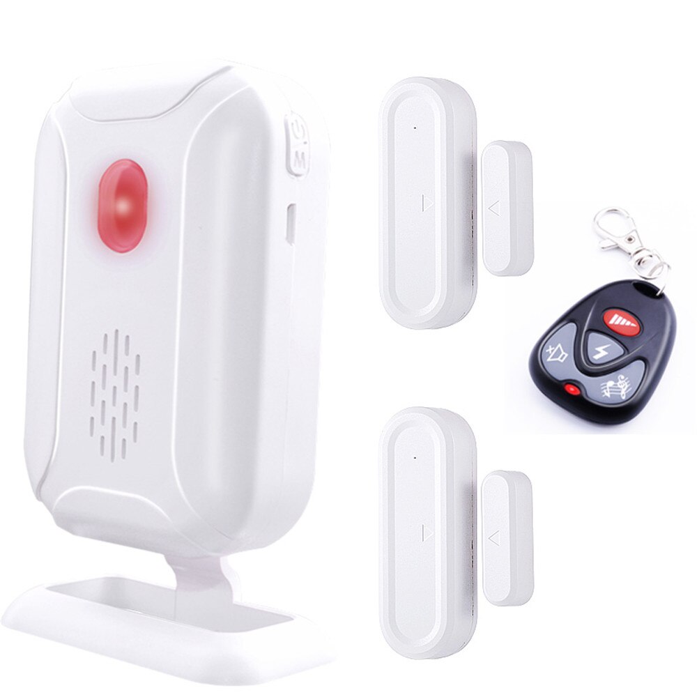 SMATRUL Draadloze Deur magneet Alarm Bell Raam Deur Inbreker home shop Deurbel Chime afstandsbediening nachtlampje: 2MC 1YK 1RE