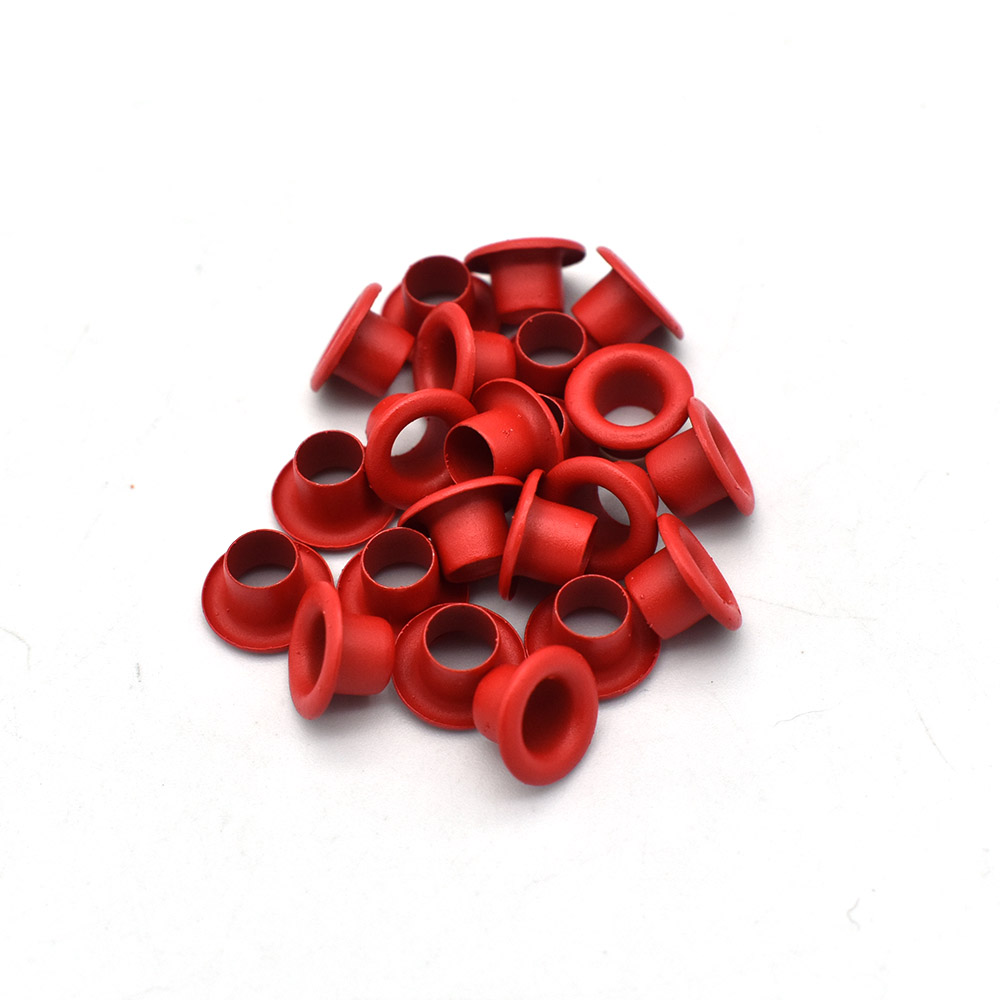 Oeillet minuscule en laiton, 4mm, 7 couleurs, œillets métalliques pour bricolage, vêtements, projets artisanaux de Scrapbooking, 100 pièces