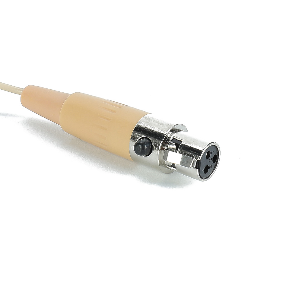 Headworn Headset Mic 1.2m 100-20KHZ For Shure Wireless Microphone Practical With Microphone Cover