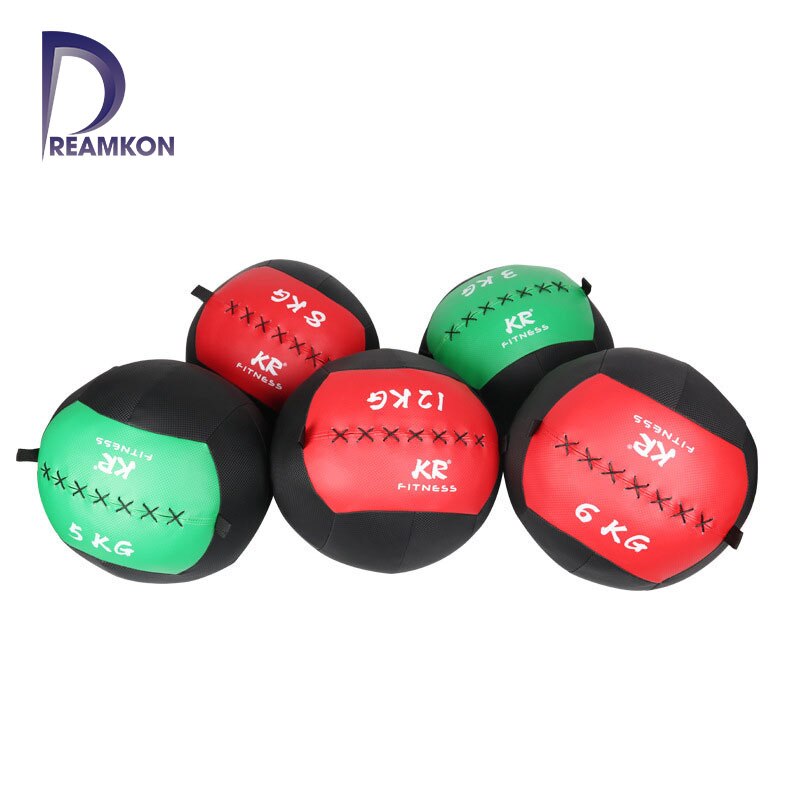 Boule de médecine KR, renforcement musculaire, Crossfit, boule murale vide de 35cm, exercices robustes, levage et Fitness