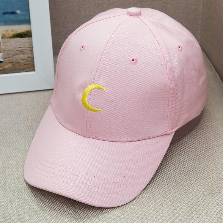 marin lune croissant papa chapeau brodé casquette de baseball Harajuku douce soeur lune gros snapback casquettes soleil chapeau amoureux