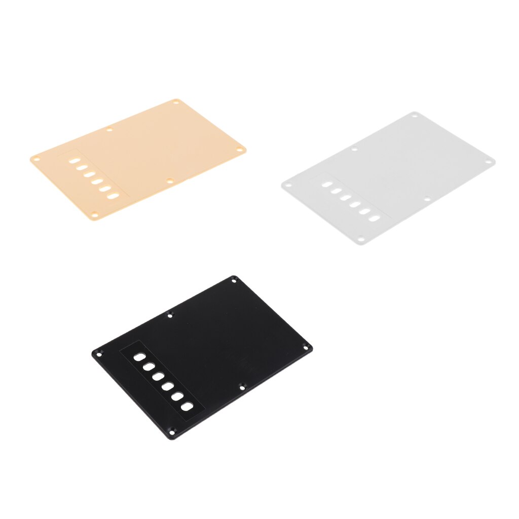 6 Hole Electric Guitar Tremolo Cavity Cover Backplate for Fender Stratocaster Strat Standard Guitar Replacement Accessories